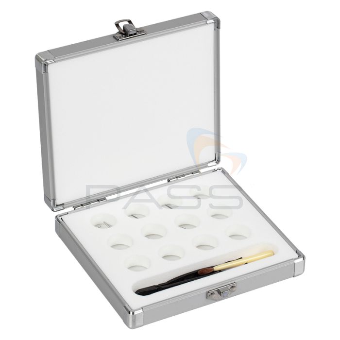 Kern 308-426 Set of Milligram Weights, E1, 1 mg - 500 mg, Wire, Stainless Steel Polished, in Aluminium Case
