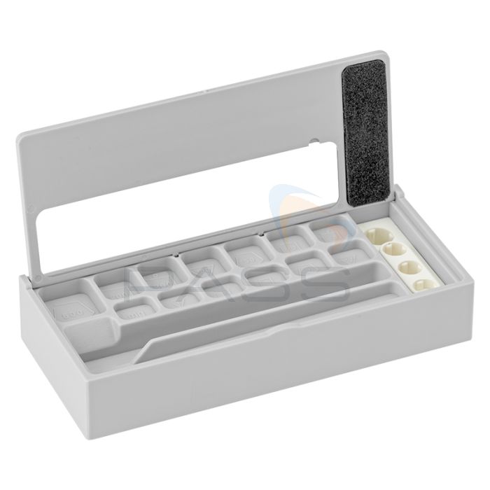 Kern 328-222-410 E1 - M2 Plastic Box for Milligram Weights 1 mg - 5 g, 130 × 60 × 22 mm
