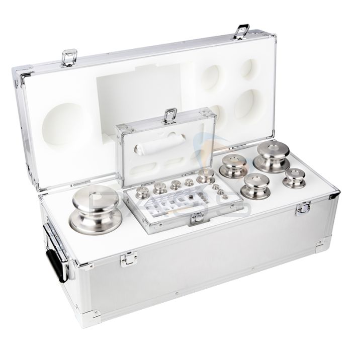 Kern 333-096 Weight Set, F2, Knob, Stainless Steel Fine Turned (OIML), in Aluminium Case 1 mg - 10 kg
