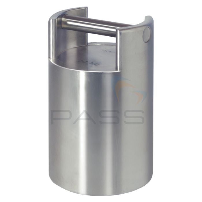 Kern 337 Individual Weights, OIML Class F2, Check Weight (10, 20, or 50kg), Stainless Steel Fine Turned (OIML) - Choice of Weight
