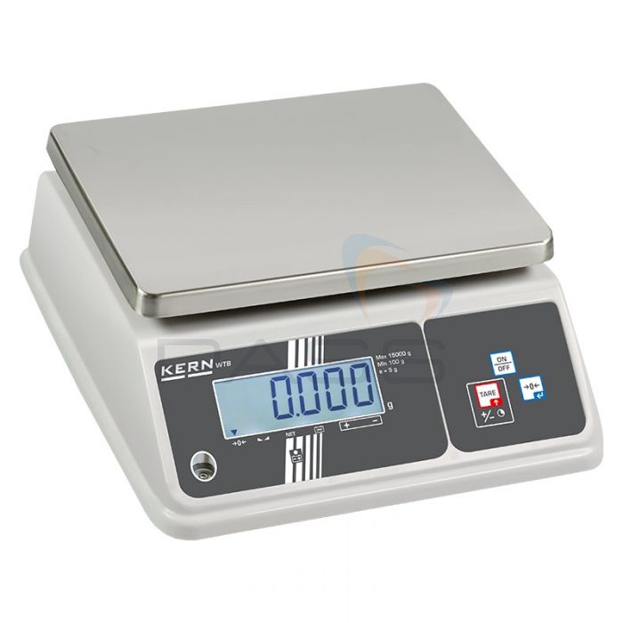 Kern WTB-N IP65 Food Weighing Bench Scales - Front