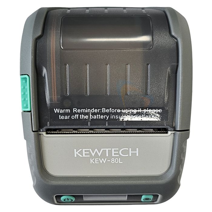 Kewtech KEW80L Mobile Bluetooth Printer birdseye view