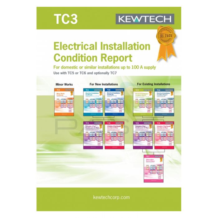 Kewtech Periodic Inspection Report - 40 sheets