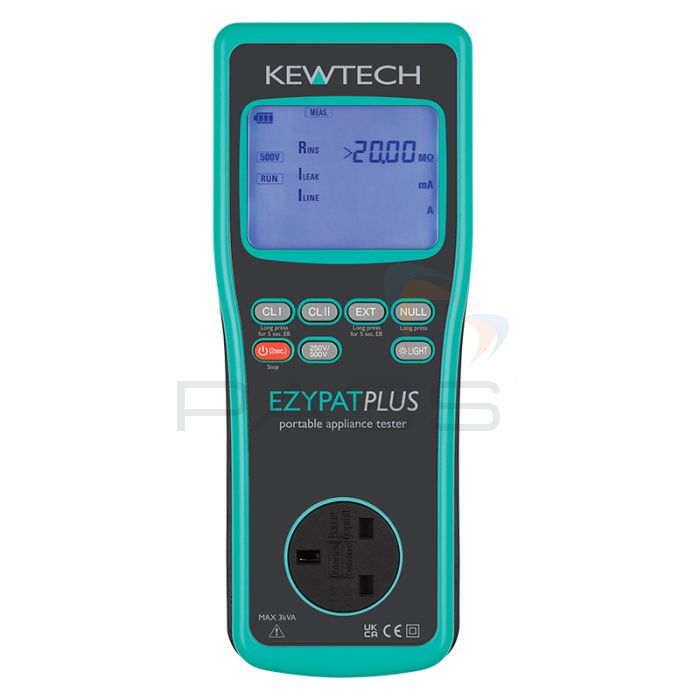 Kewtech EZYPAT-PLUS PAT Tester – Kit