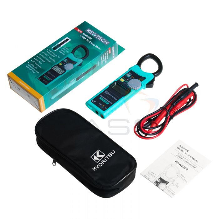 Kewtech 2200 Ultra-Slim Clamp Meter Kit