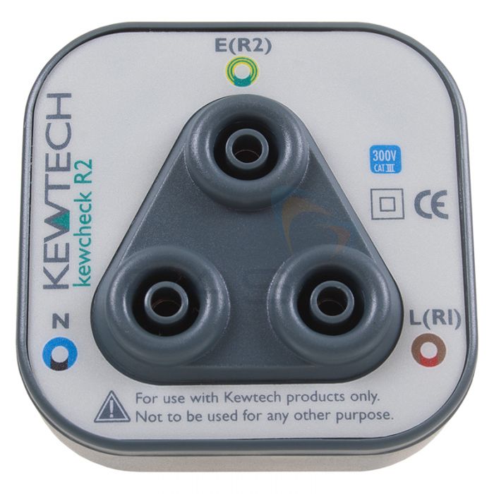 Kewtech Kewcheck R2 Mains Tester Socket Adaptor - Front