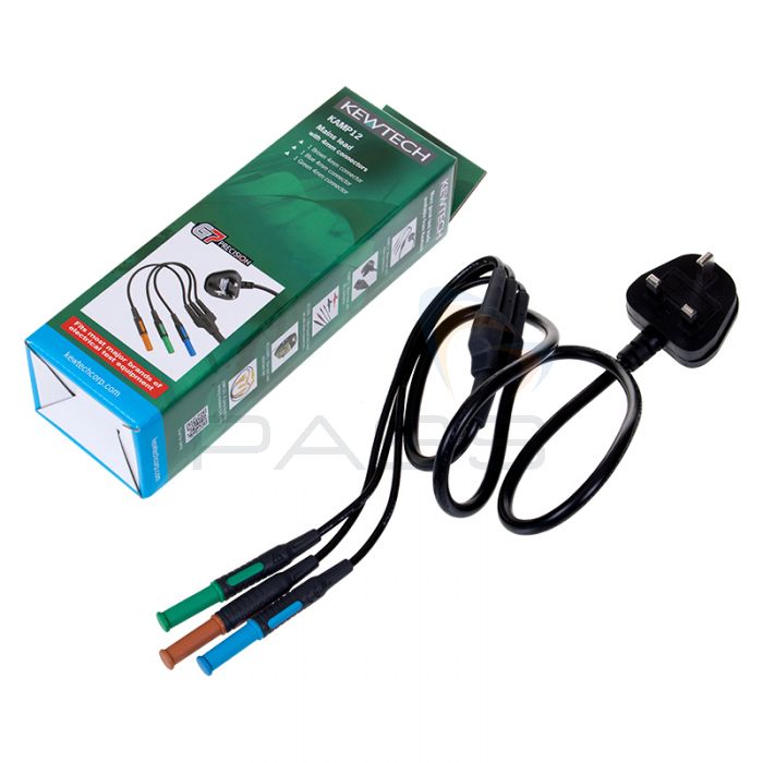 Kewtech KAMP12UK Mains Lead kit