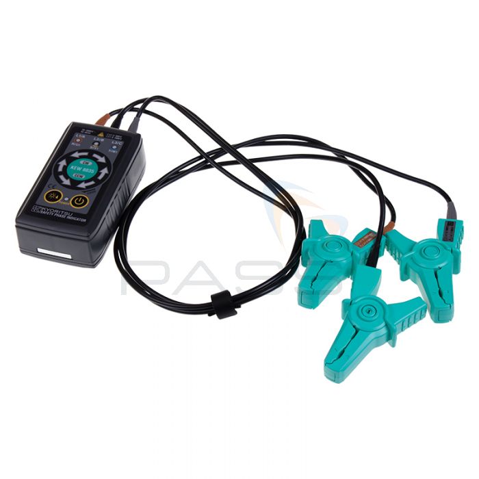 Kewtech KEW8035 Non-Contact Phase Rotation Tester with clips