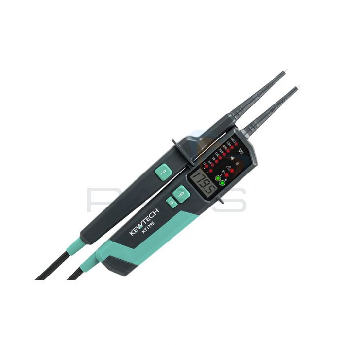 Kewtech KT1795 Two Pole Voltage and Continuity Tester with LCD Readout