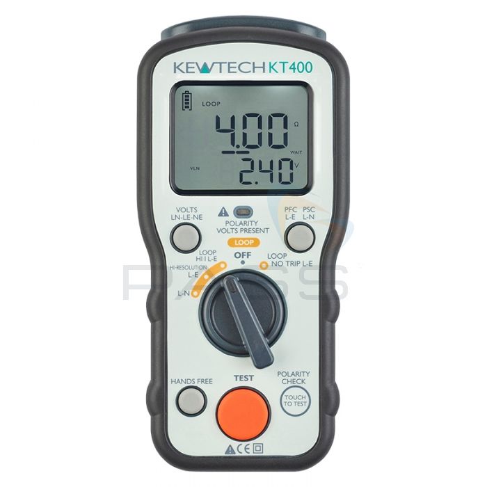 Kewtech KT400 Digital Loop Impedance & PSC/ PFC Tester