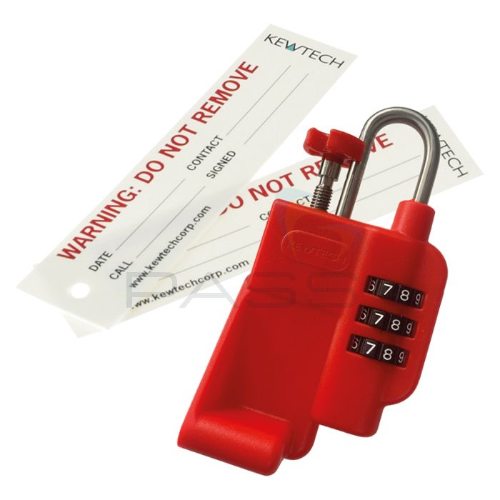 Kewtech PLUGLOK Combination Lock Off Device