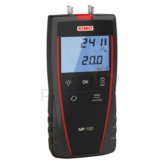 KIMO MP120 Manometer with Air Velocity Measurements