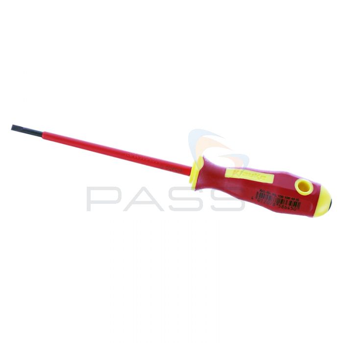 Klauke KL10010040IS VDE Slotted Screwdriver, 100 x 4.0 x 0.8mm