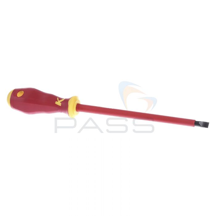 Klauke KL10017580IS VDE Slotted Screwdriver, 175 x 8.0 x 1.2mm