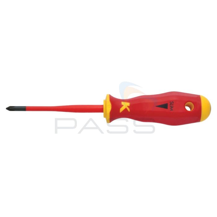 Klauke KL110PH1ISLIM VDE Phillips Screwdriver, Slim Line, PH1