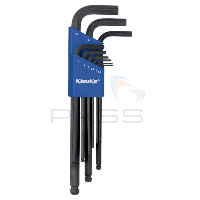 Klauke KL375 Ball-Point Allen Key Set, 9 Pcs