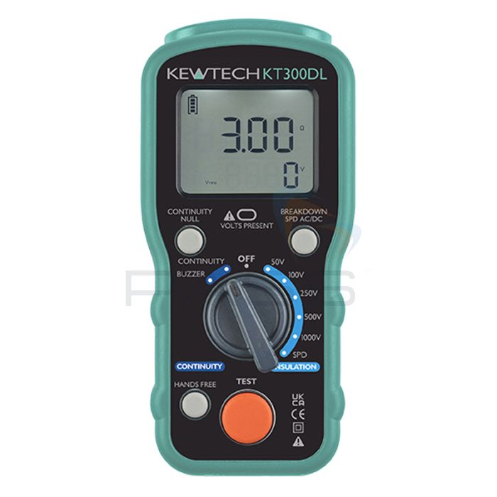 Kewtech KT300DL Digital Insulation/ Continuity Tester