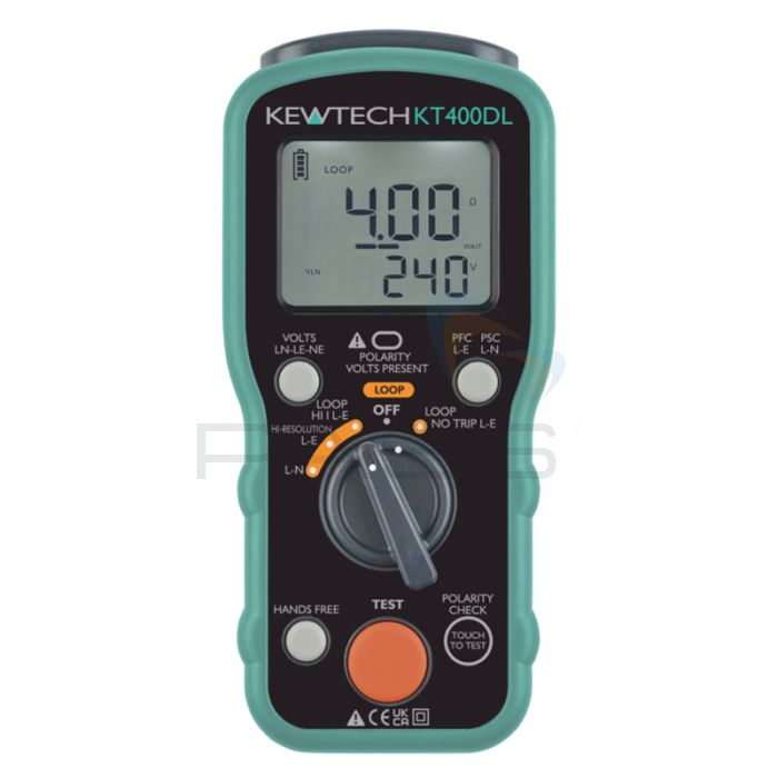 Kewtech KT400DL Loop Impedance & PSC/PFC Tester