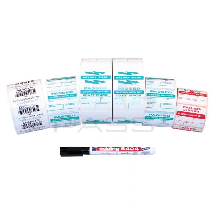 PAT Testing Label Kit 2 - Six Packs Included