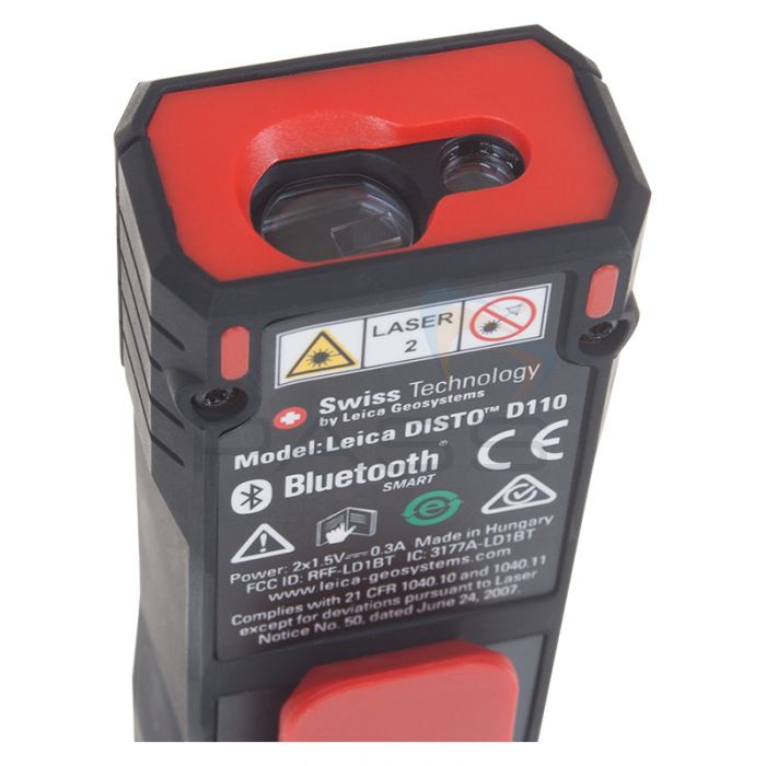 Leica DISTO E7100i – Medidor De Distancia Láser De 200 Pies Con Bluetooth Negrorojo