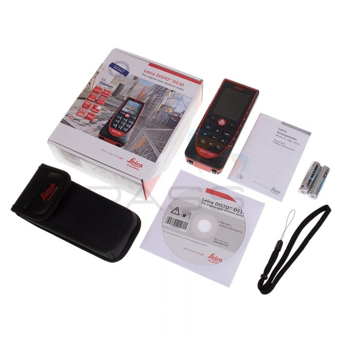 Leica Disto D510 Laser Distance Meter - Kit