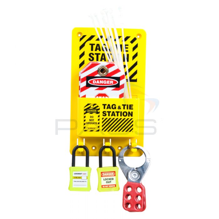 Compact Lockout Tagout Station 6 x 10