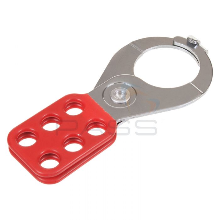 Double Locking Vinyl Coated Padlock Hasp - Back