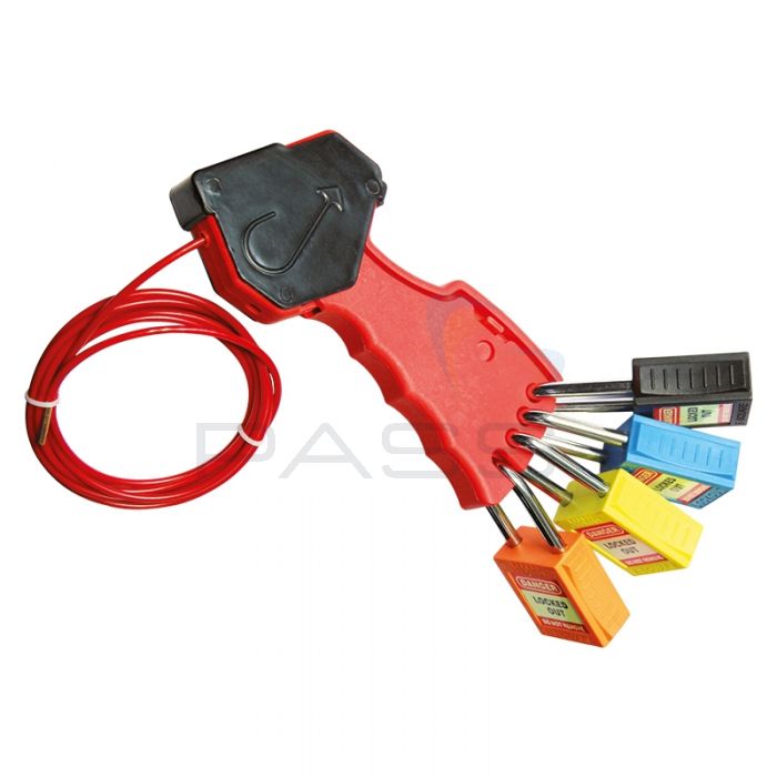 Grip-Type Multipurpose Cable Lockout with Choice of Cable Length