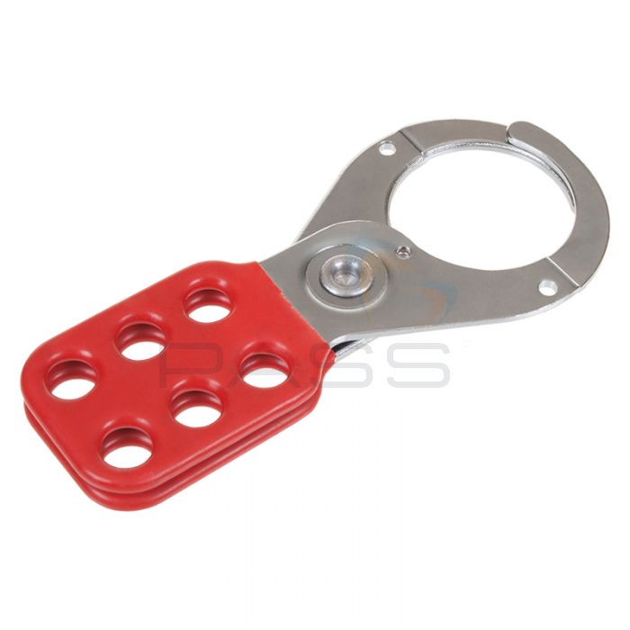 Red Premier Vinyl Tagout Hasp 6 mm - Back