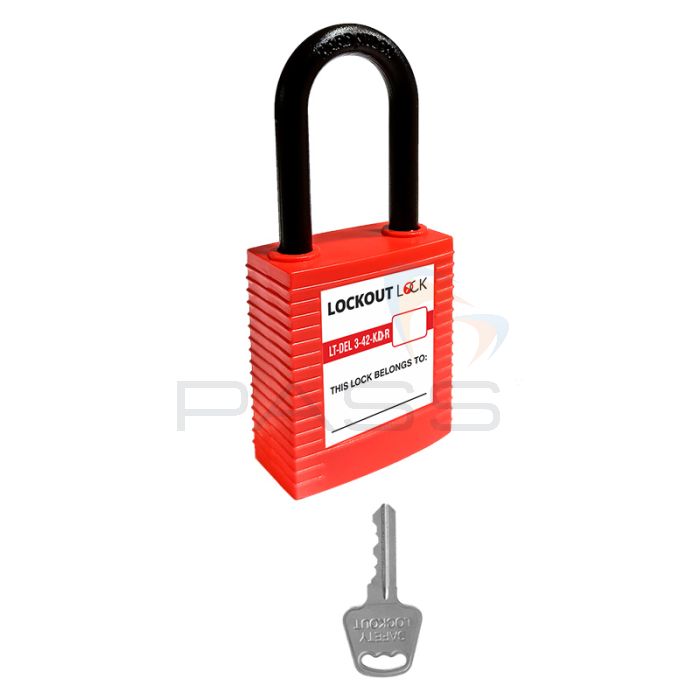 Lockout Lock Series 3 Premier De-Electric Padlock with 42mm Nylon Shackle