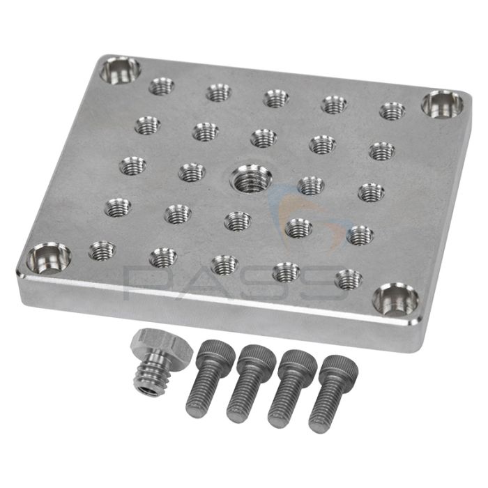 Mark-10 AC1060 Base plate with matrix of threaded holes
