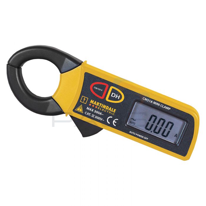 Martindale CM51A Mini Clamp Meter - Screen on