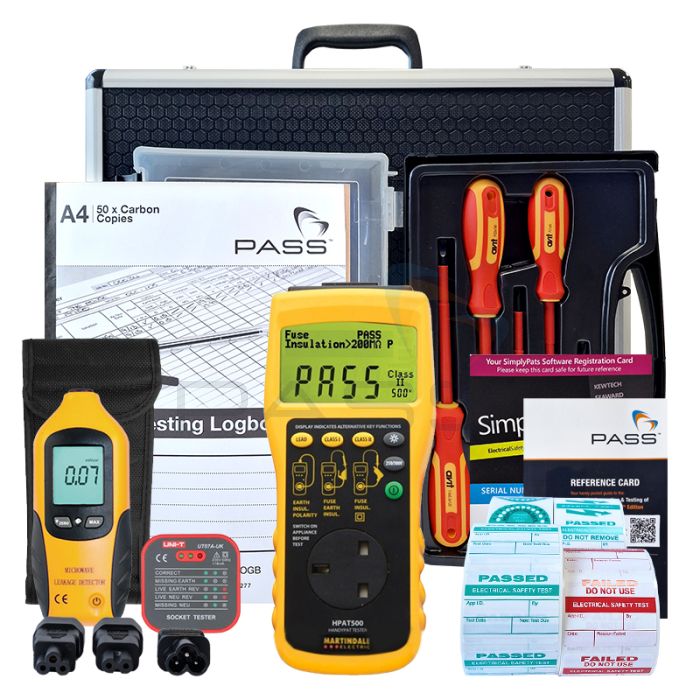 Martindale HPAT500/2 PAT Tester - Professional Kit (Bundle 2) & accessories