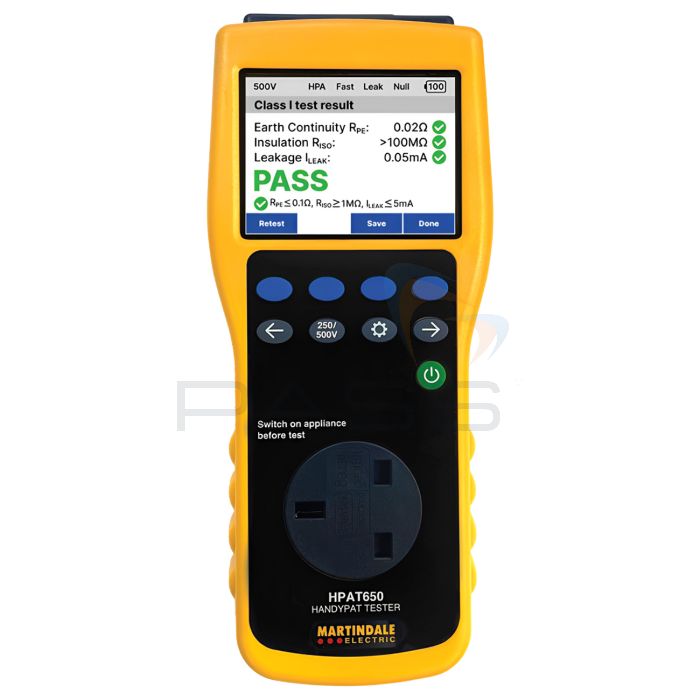 Martindale HPAT650 Portable Appliance Tester