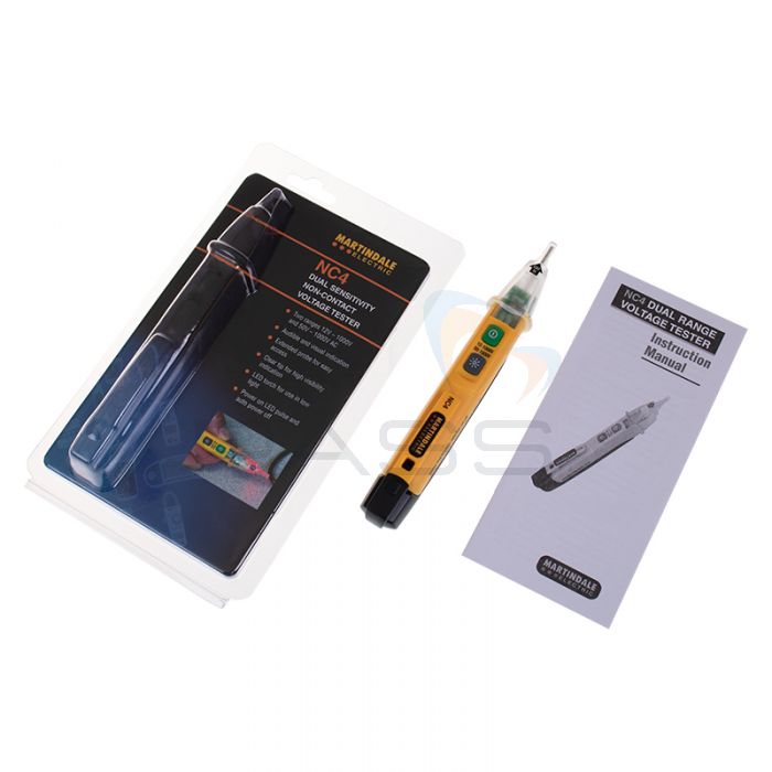 Martindale NC4 Dual-sensitivity Non-contact Voltage Tester kit