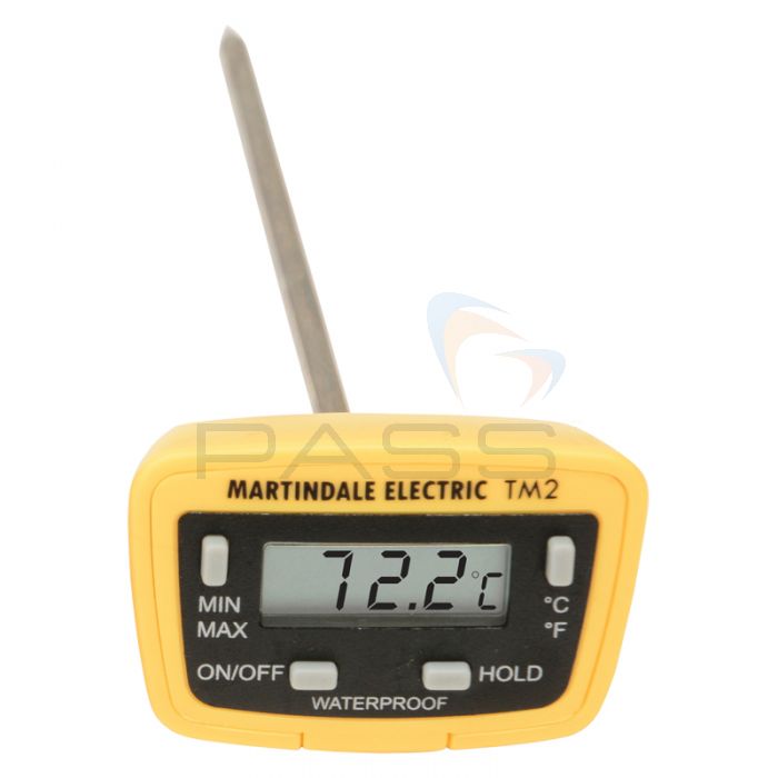 Martindale TM2 Waterproof Digital Penetration Thermometer - Yellow