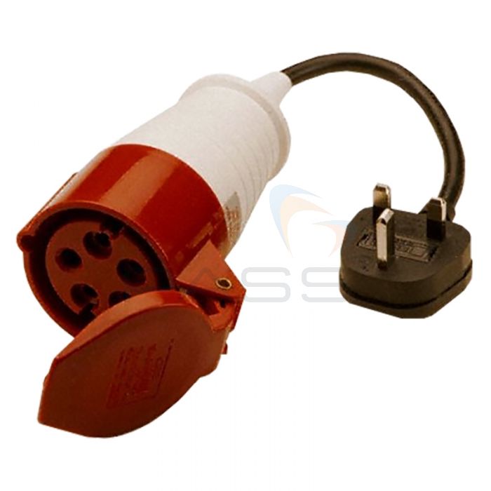 Megger 415V 5-Pin Adaptor Lead to BS1363 16A (Adaptor)