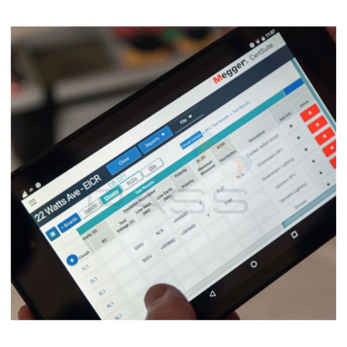 Megger CertSuite™ Electrical Certification Software 