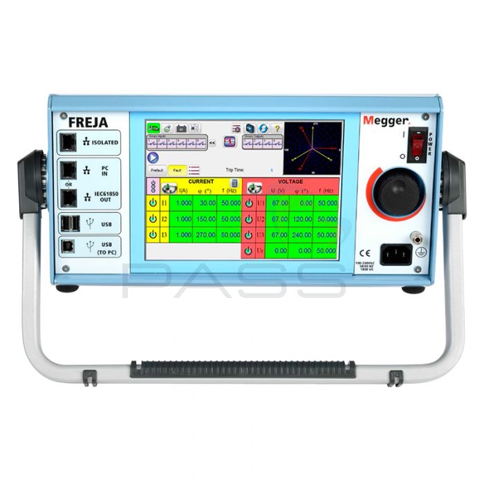Megger FREJA 543 Relay Test System - 4 Voltage, 3 Current Channels