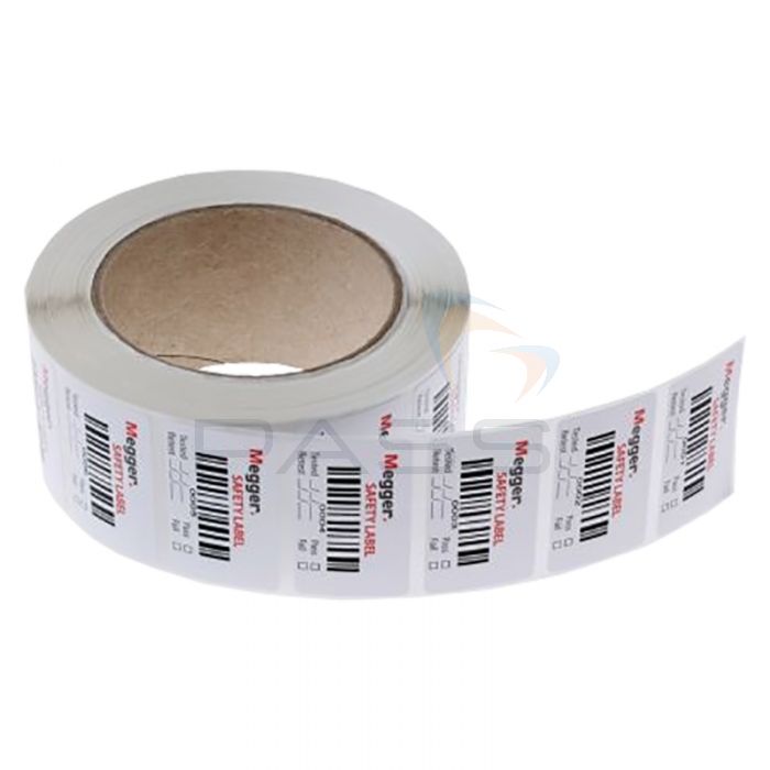 Megger 6121-483 Appliance Barcode Labels