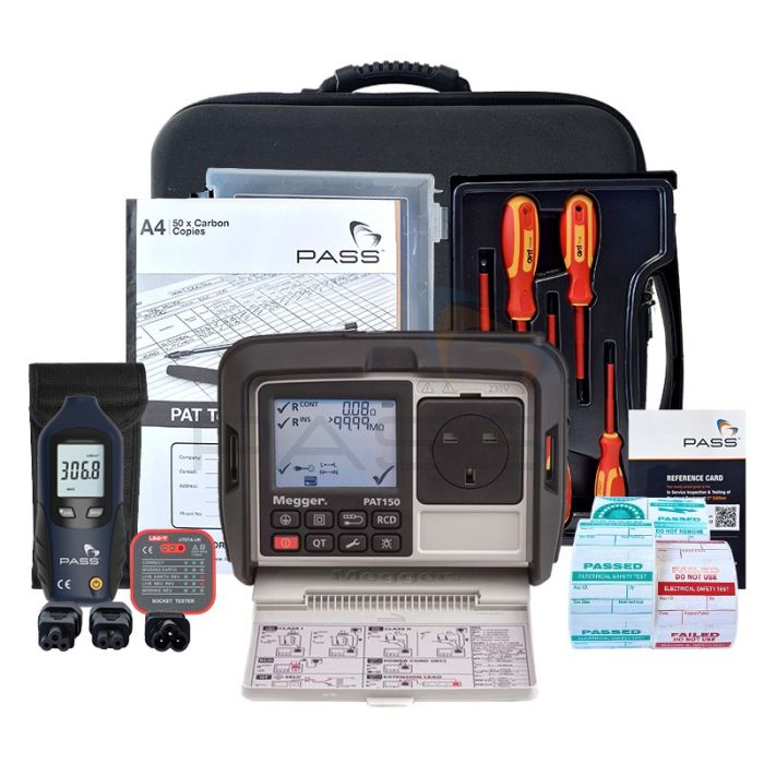Megger PAT150 PAT Tester - PAT Essentials Kit (Bundle 1)