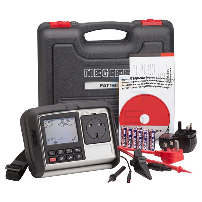 Megger PAT150-R Rechargeable Manual PAT Tester