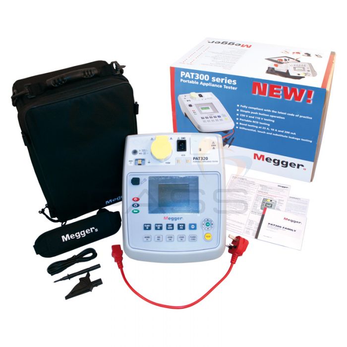 Megger PAT320 PAT Tester - Essentials Kit (Bundle 1)
