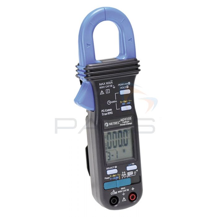 Metrel MD9235 True-RMS Power Clamp Meter – 3-Phase, Unbalanced Load