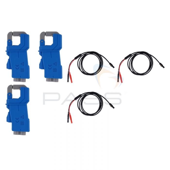 Metrel S2089 3x A1069 Mini Current Clamp with A1561 Clamp Adapter Set