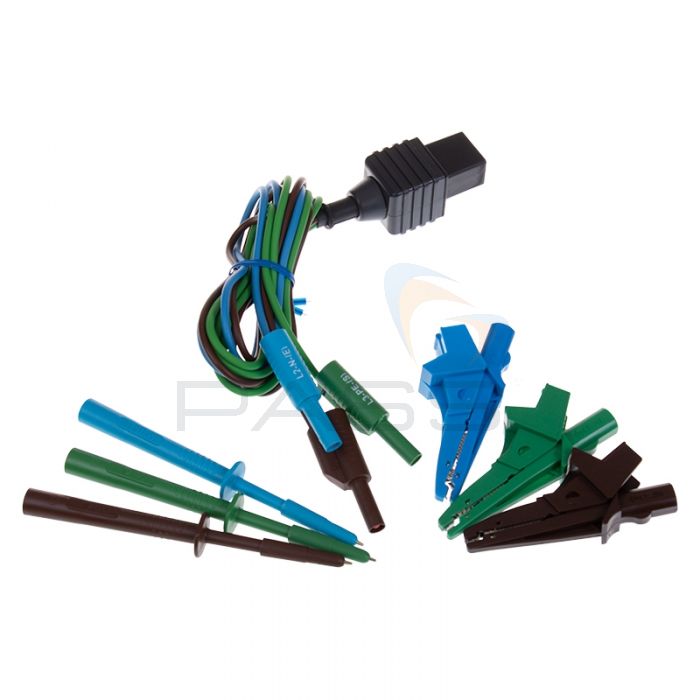 Metrel TEK119 3-Wire Test Lead Set - Probes and Croc Clips