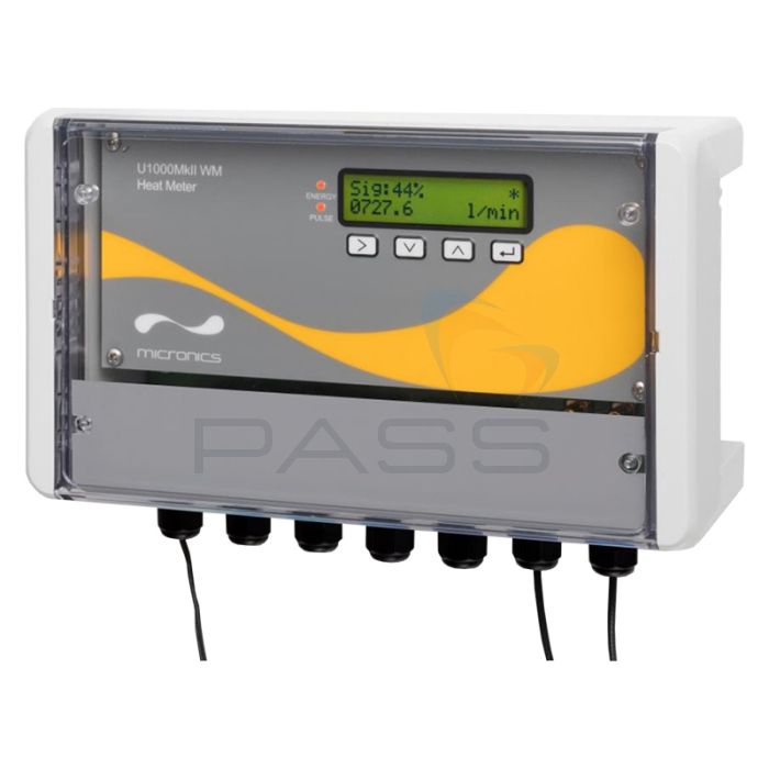 Micronics U1000MKII WM FM Fixed Ultrasonic Clamp-on Heat Meter