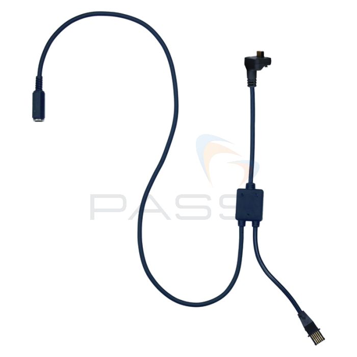 Mitutoyo 02AZE140F U-WAVE-T Connection Cable, F, Footswitch, Flat Straight Type, 160/500mm
