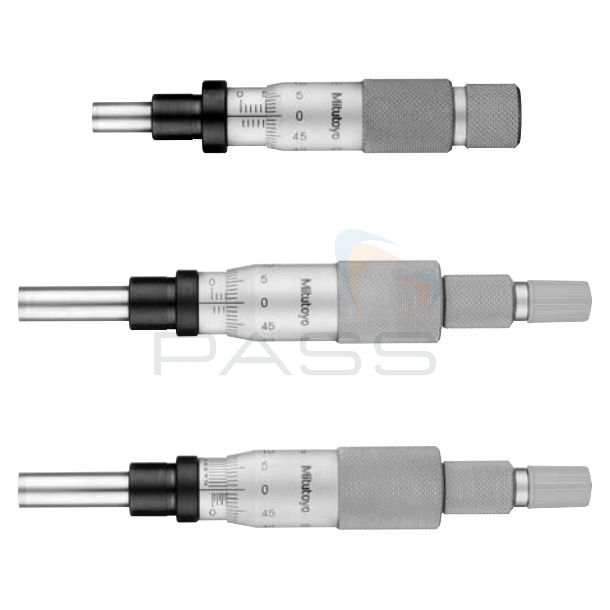 Mitutoyo Series 153 Non-Rotating Flat Carbide Tip Spindle Micrometer Head