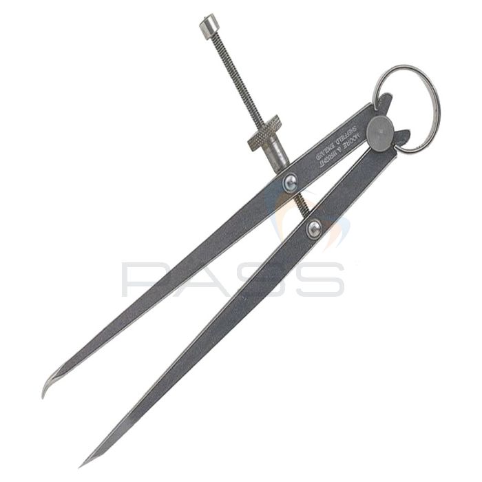 Moore & Wright 5112R Retail Packed Range Spring Inside Caliper, 12"/300mm
